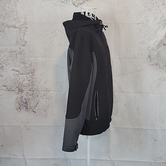 Free Country soft shell hooded jacket in black Women's Size M - Picture 5 of 10